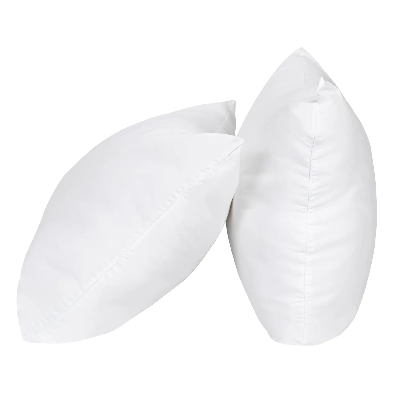 100 Percent Cotton Pillow Cover with 800g Poly Fill, Hypoallergenic, Antibacterial, and Cooling Technology 2 PK - Mekamart Australia