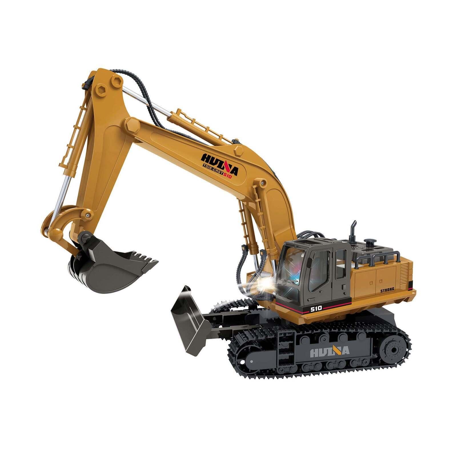 Remote Controlled 2.4GHz Tractor Excavator Digger Toy for Children - Mekamart Australia