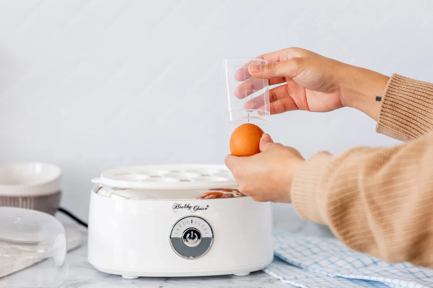Electric Egg Steamer, Fits 7 Eggs & Cooked Perfectly - Mekamart Australia