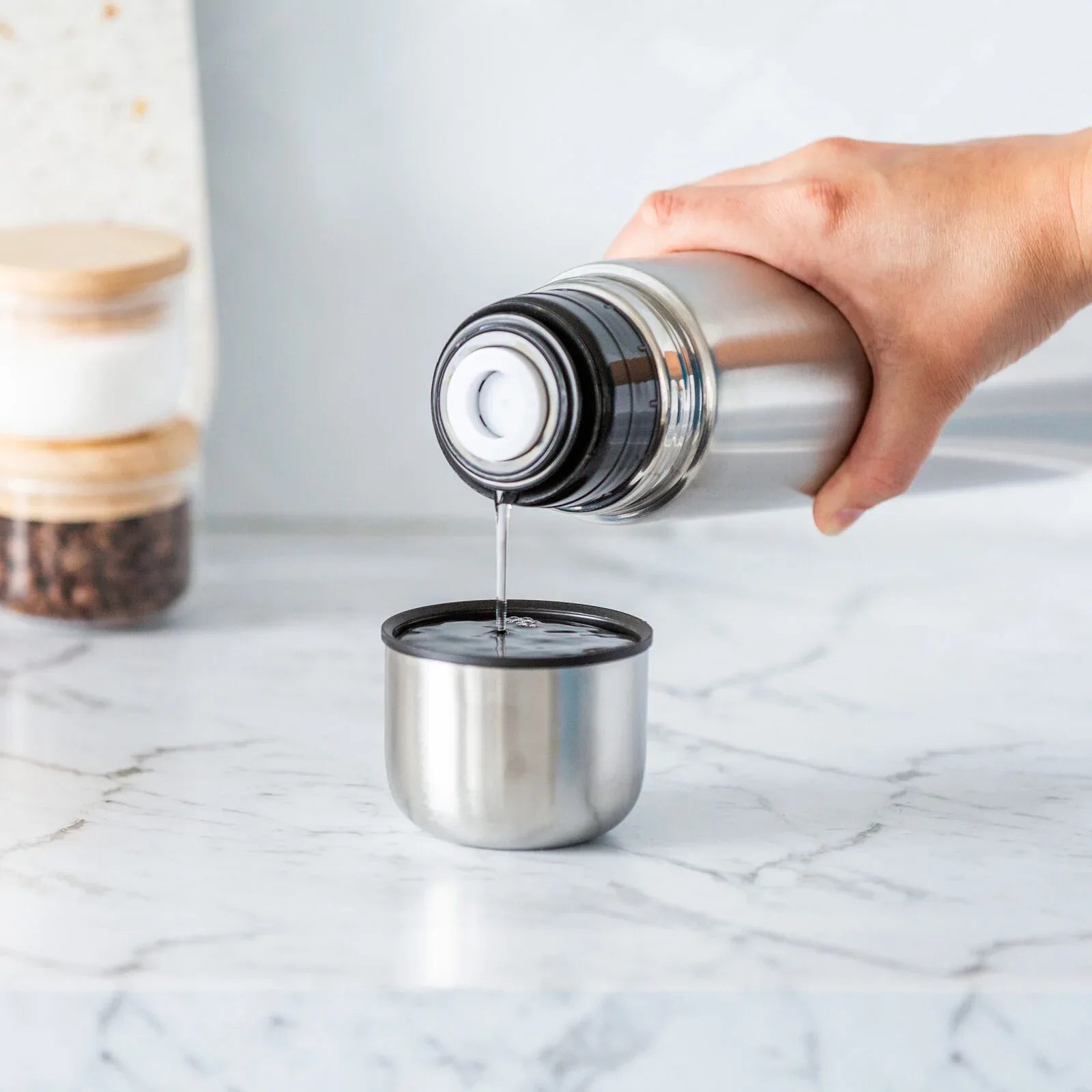 1L Stainless Steel Vacuum Flask Insulated Drink Container - Mekamart Australia
