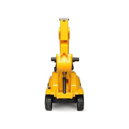 Ride-on Children's Excavator (Yellow) w/ Dual Operation Levers to Scoop - Mekamart Australia