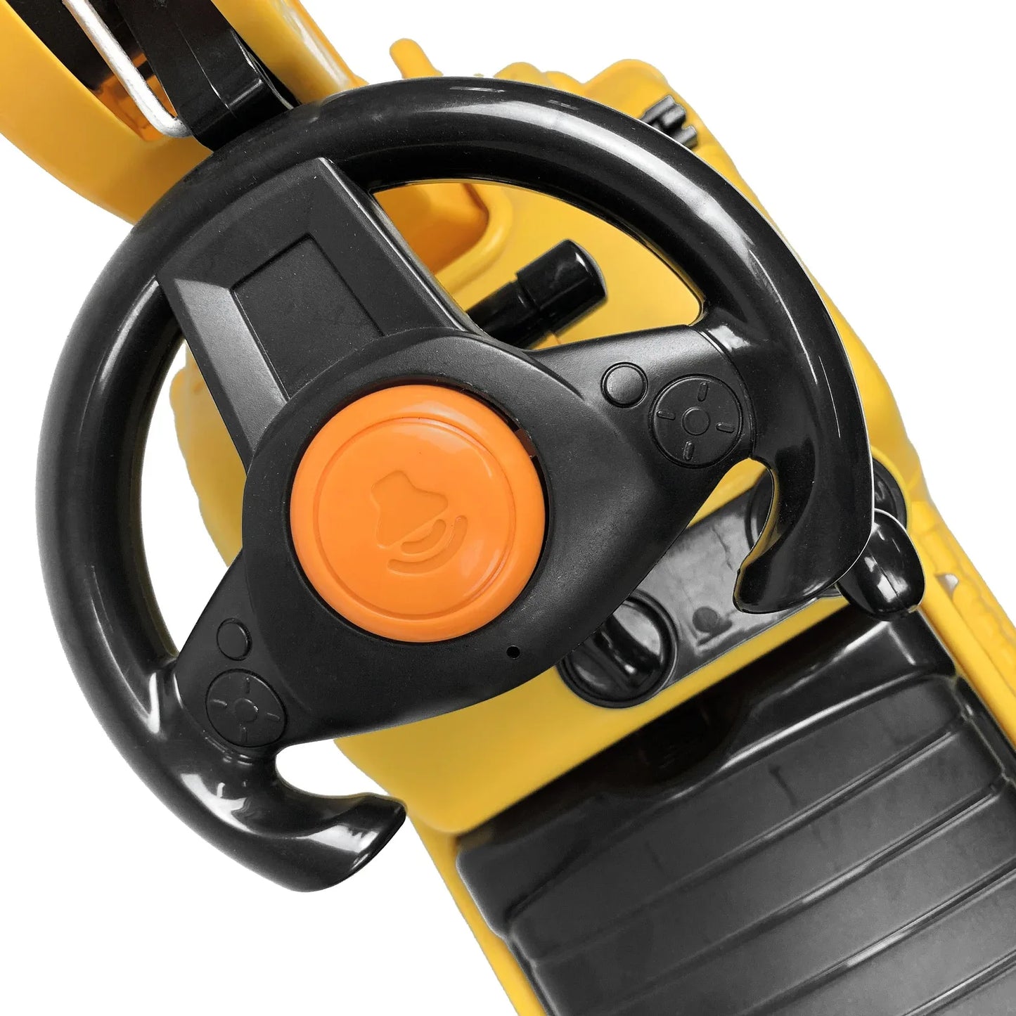 Ride-on Children's Excavator (Yellow) w/ Dual Operation Levers to Scoop - Mekamart Australia