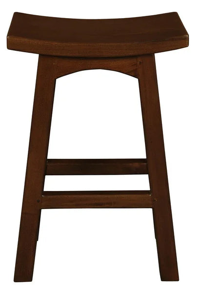 Tokyo Timber Kitchen Counter Stool (Mahogany) - Mekamart Australia