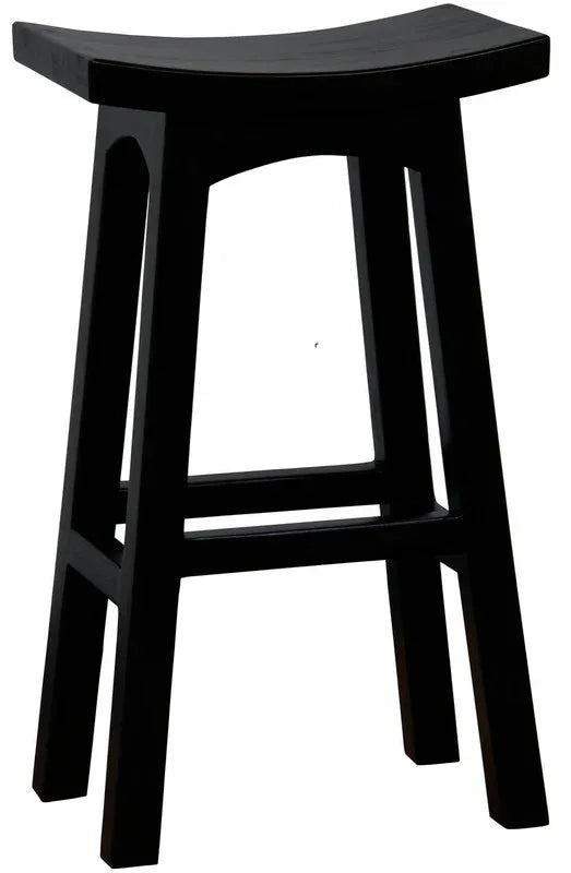 Tokyo Solid Mahogany Timber Barstool (Chocolate) - Mekamart Australia