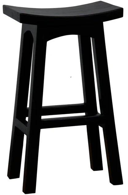 Tokyo Solid Mahogany Timber Barstool (Chocolate) - Mekamart Australia