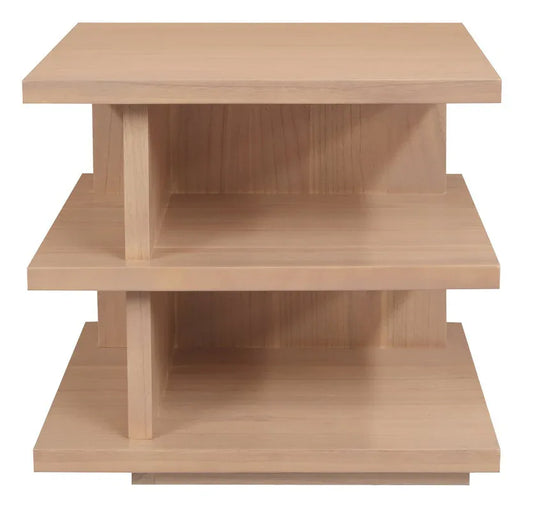 Hudson Oversized Square Side Table (Natural) - Mekamart Australia