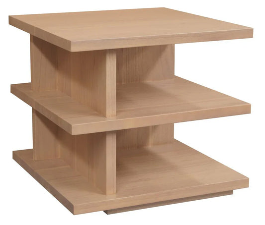 Hudson Oversized Square Side Table (Natural) - Mekamart Australia