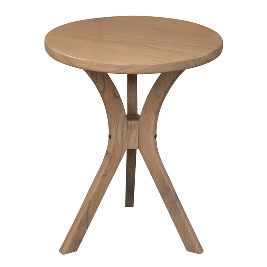 Gatsby Round Side Table - Large (Natural) - Mekamart Australia