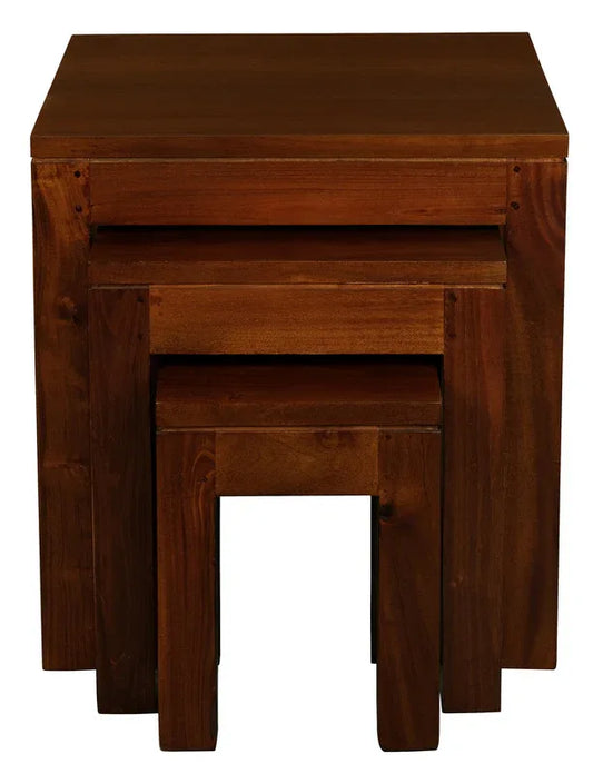 Amsterdam Nest of Table Set of 3 (Mahogany) - Mekamart Australia