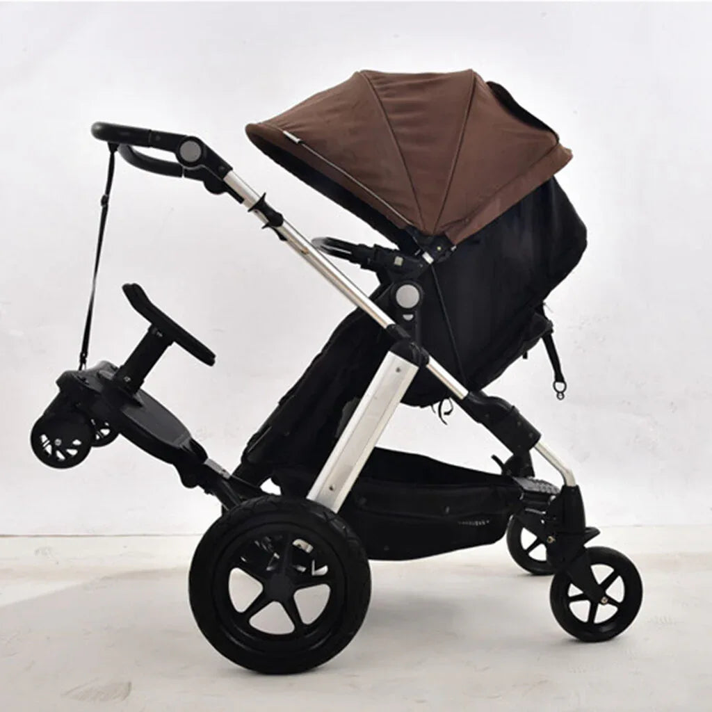 Baby Jogger Glider Board 2 in 1 Kid Stroller Board with Dismountable Seat AU black wheel - Mekamart Australia
