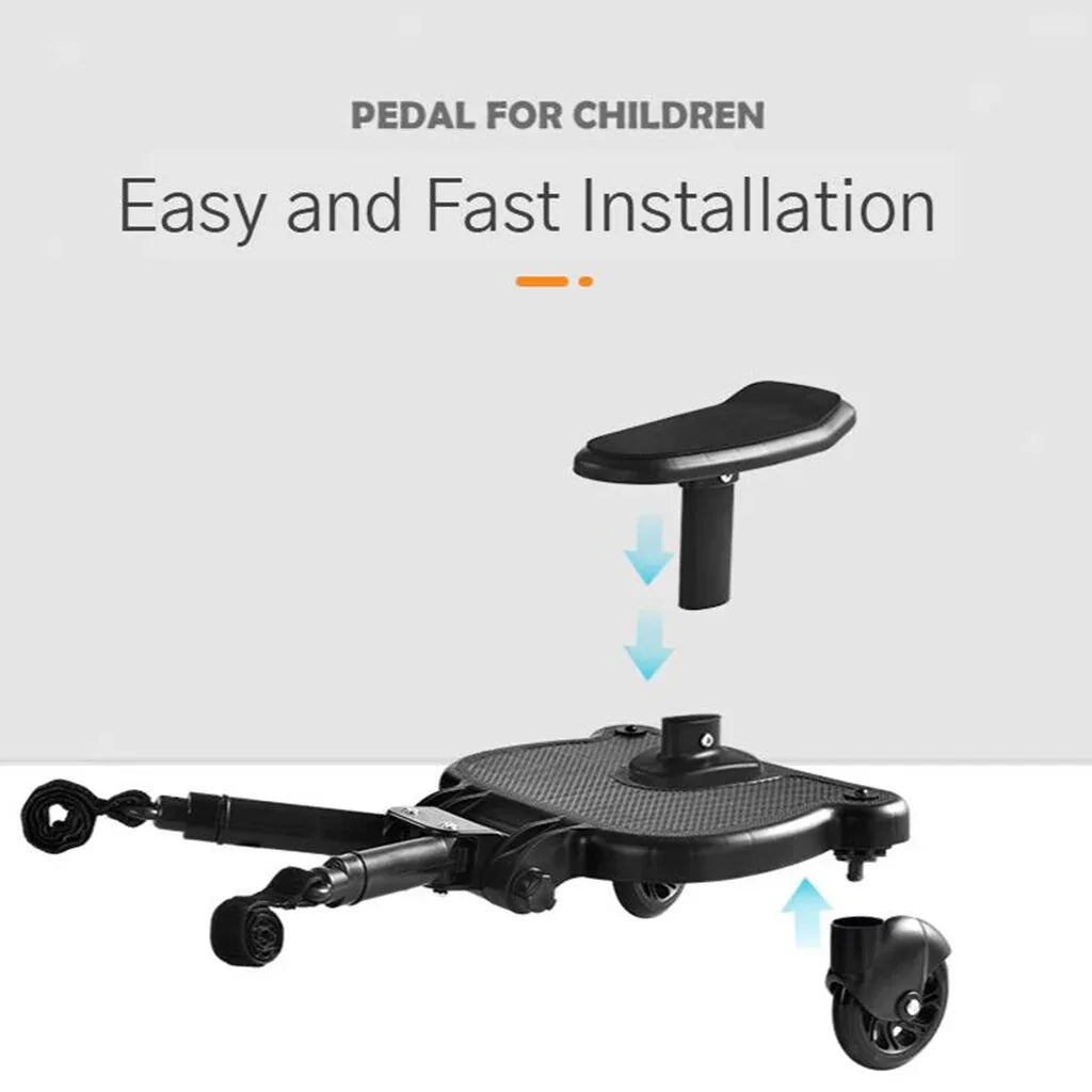 Baby Jogger Glider Board 2 in 1 Kid Stroller Board with Dismountable Seat AU blue wheel - Mekamart Australia