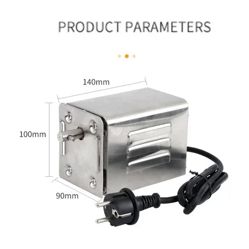 Electric BBQ Rotisserie Motor Spit Stainless Steel BBQ Campfire Motor AU Plug - Mekamart Australia