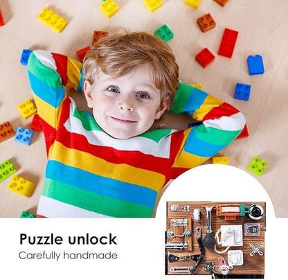 Sensory Toys Activity Board Educational Learning Toys Brain Games Preschool AU - Mekamart Australia