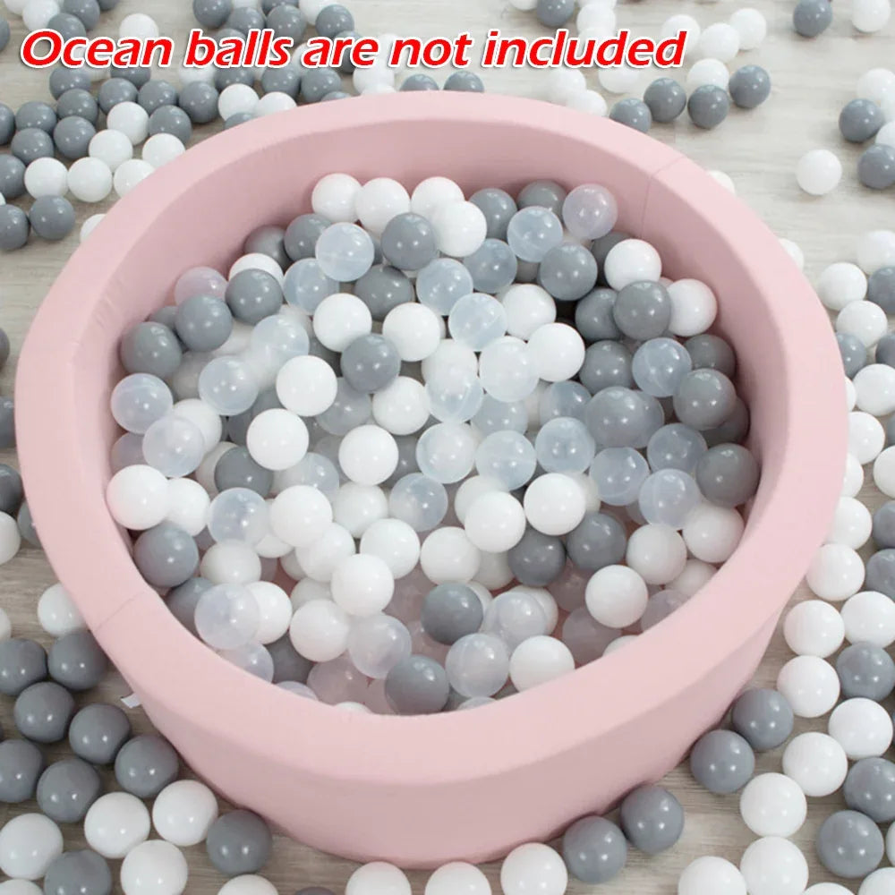 90x30cm Ocean Ball Play Pit Soft Baby Kids Paddling Foam Pool Child Barrier Toy - Mekamart Australia