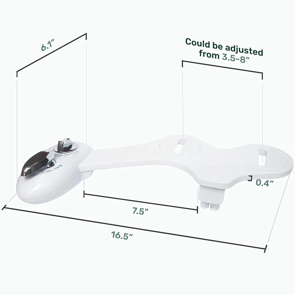 Toilet Bidet Seat Spray Hygiene Water Wash Clean Sanitation Bathroom Attachment - Mekamart Australia
