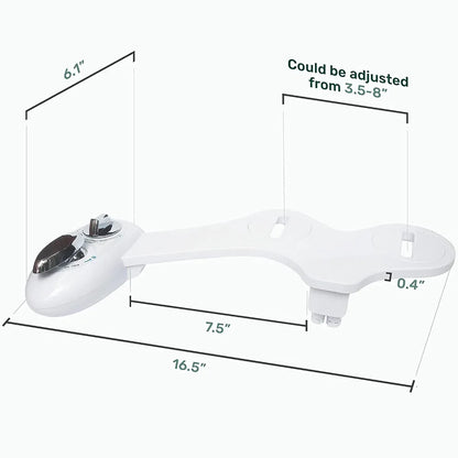 Toilet Bidet Seat Spray Hygiene Water Wash Clean Sanitation Bathroom Attachment - Mekamart Australia