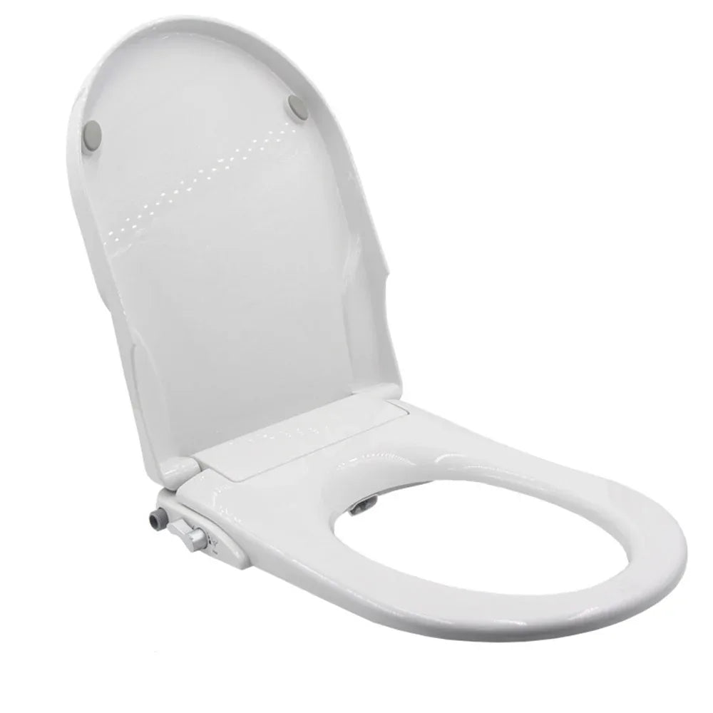 Non Electric Bidet Toilet Seat D Cover Bathroom Dual Nozzle Spray Water Wash - Mekamart Australia