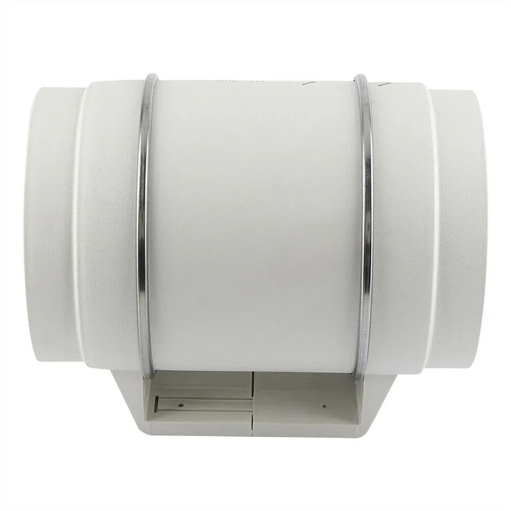8" Inch Silent Extractor Fan Duct Hydroponic Inline Exhaust Vent Industrial - Mekamart Australia