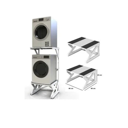 Washing Machine Pedestal Raiser Laundry Dryer Stand Base Holder 120kg Anti Slip - Mekamart Australia