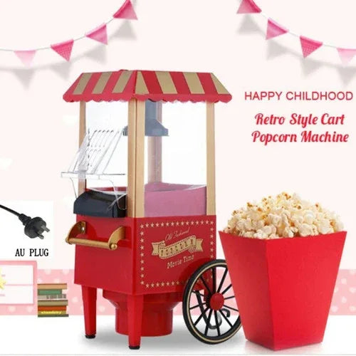 Electric Home Popcorn Machine Classic Car Corn Popper Maker For Kid Gift - Mekamart Australia