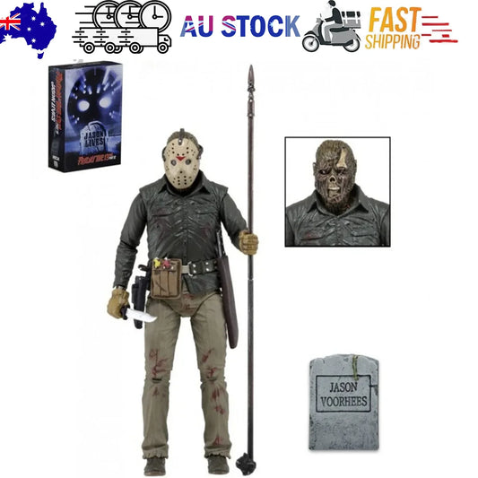 Friday The 13th Part VI Jason Lives Voorhees Action Figure Model 18cm - Mekamart Australia
