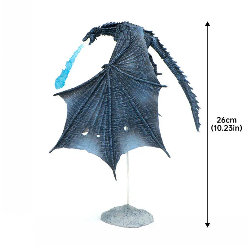 GAME OF THRONES Viserion Ice Dragon Action Figure Statue PVC Toys Boxed Gift - Mekamart Australia