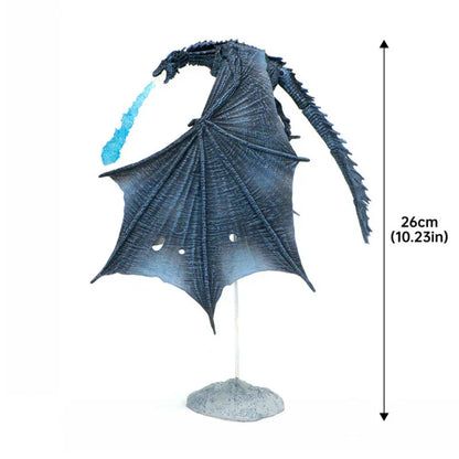 GAME OF THRONES Viserion Ice Dragon Action Figure Statue PVC Toys Boxed Gift - Mekamart Australia