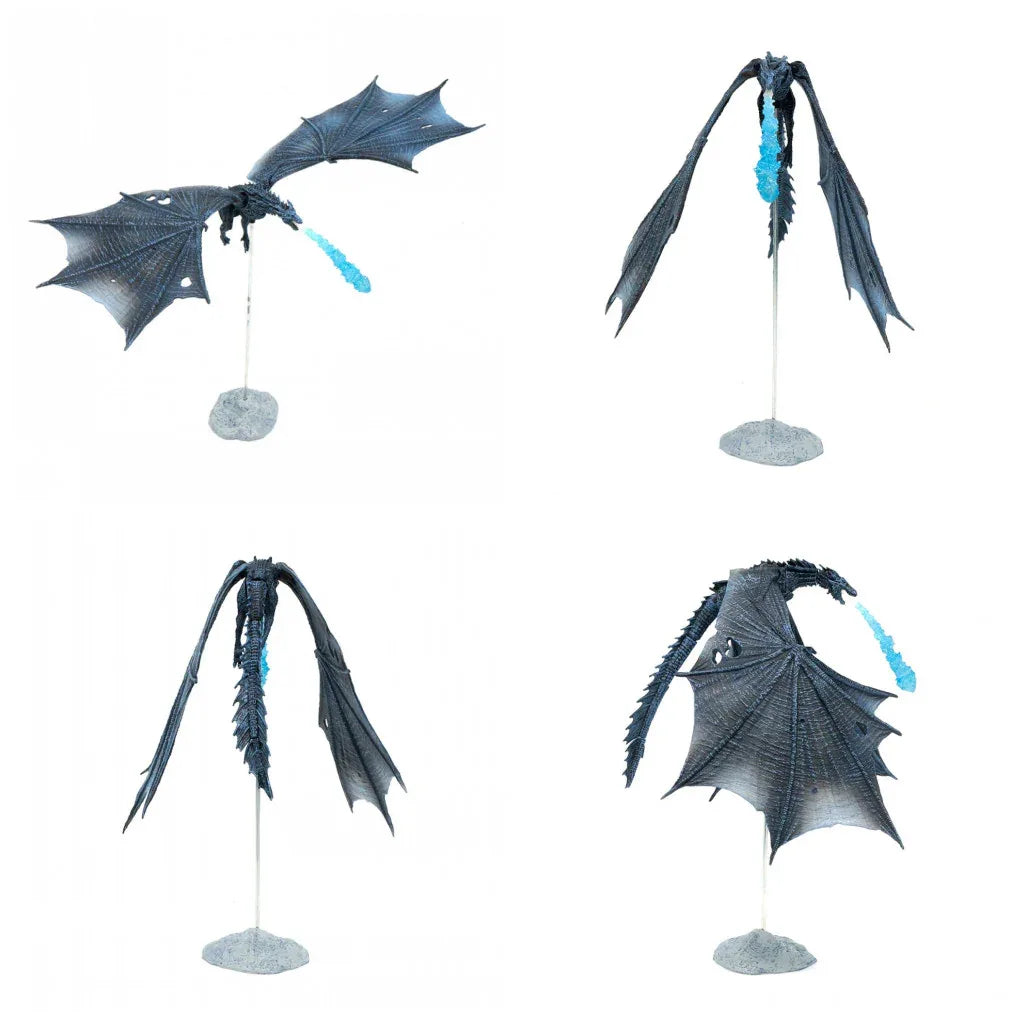 GAME OF THRONES Viserion Ice Dragon Action Figure Statue PVC Toys Boxed Gift - Mekamart Australia