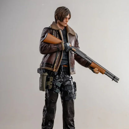 Resident Evil Leon Scott Kennedy Figure Game Model Statue Toy 33cm - Mekamart Australia