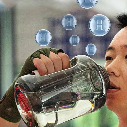Random Color Hydrogen Water Bottle 1.5L Hydrogen Rich Portable Rich Hydrogen Water Generator - Mekamart Australia