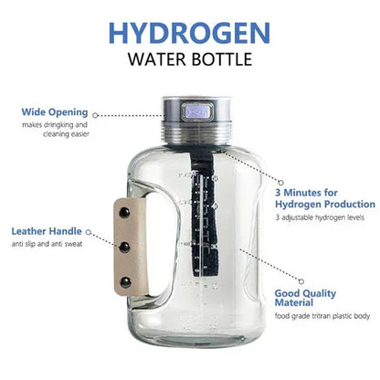 Random Color Hydrogen Water Bottle 1.5L Hydrogen Rich Portable Rich Hydrogen Water Generator - Mekamart Australia