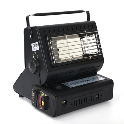 Portable Butane Gas Heater Camping Camp Tent Outdoor Hiking Camper Survival Black - Mekamart Australia