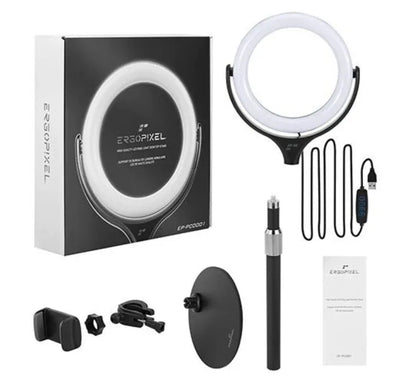 8"LED Ring Light Dimmable Lighting Kit Phone+Selfie 40cm Tripod Makeup Live Lamp - Mekamart Australia