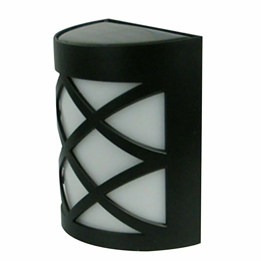 Outdoor Solar Wall Lights Door Garden Step Bright 6 LED Fence Light Path Lamp AU - Mekamart Australia