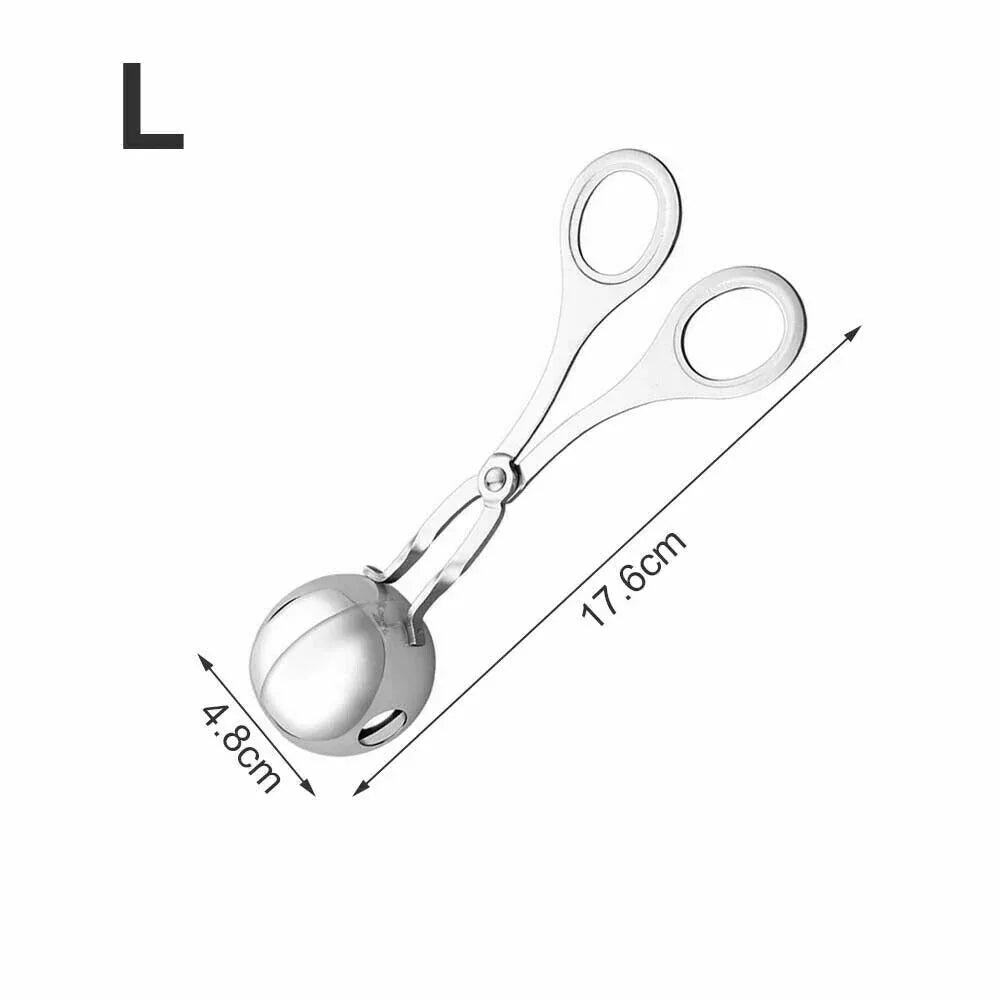 L Meatball Maker Spoon Kitchen Stick Utensil Baller Meat Stainless Steel AU - Mekamart Australia