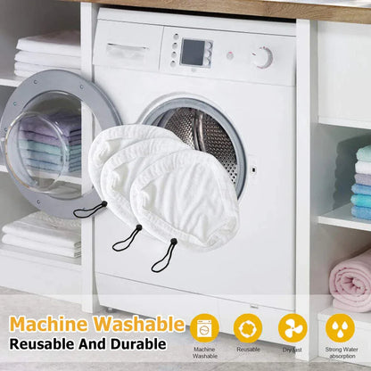 6PCS For H2O H20 Steam Mop Pads Replacement Reusable Washable Cloths Microfiber - Mekamart Australia