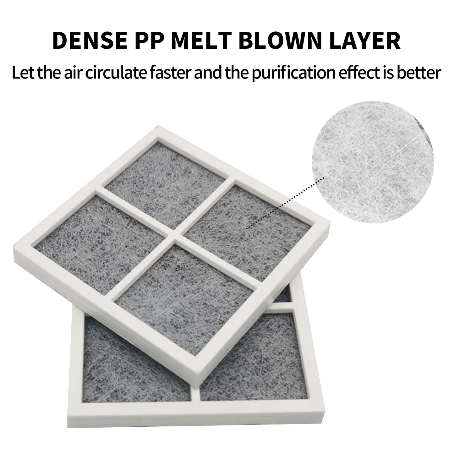 4Pcs Fridge Refridgerator Air Filter Replacement LG LT120F GF-AD910SL GF-5L712PL - Mekamart Australia