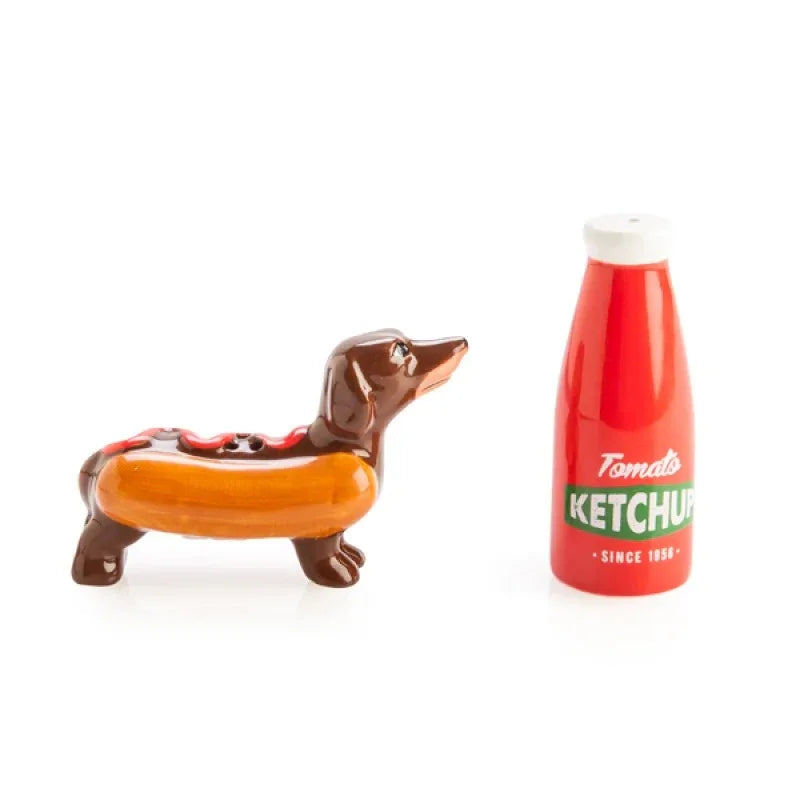 Sausage Dog Ketchup Salt Pepper Set - Mekamart Australia