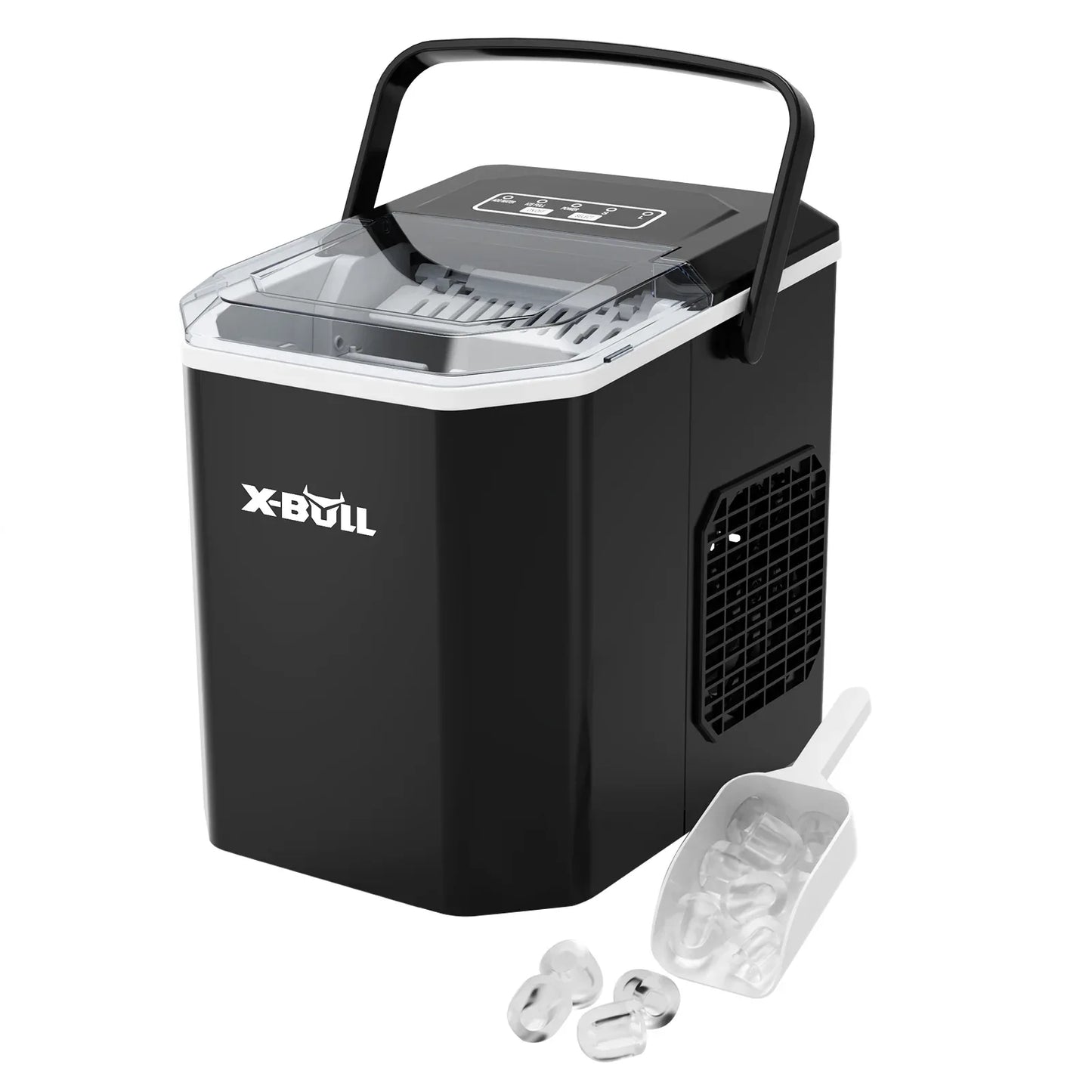 Ice Maker Machine 2.2L Portable Ice Cube Tray Bar Countertop Party Commercial - Mekamart Australia