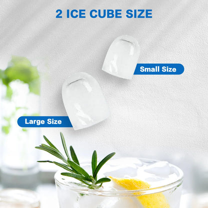 X-BULL Ice Maker Machine Commercial Portable Ice Cube 2.2L Home Bar Benchtop Black - Mekamart Australia