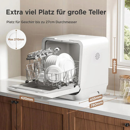Midea 3rd Generation Bench Top Mini Dishwasher - Mekamart Australia