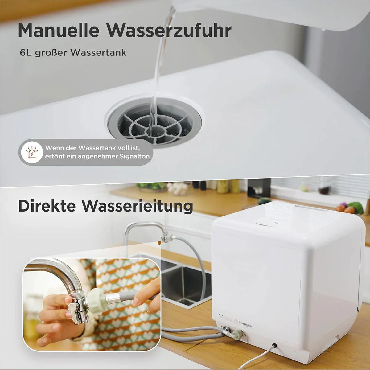 Midea 3rd Generation Bench Top Mini Dishwasher - Mekamart Australia