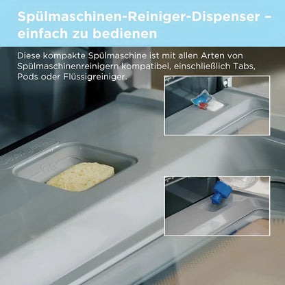 Midea 3rd Generation Bench Top Mini Dishwasher - Mekamart Australia