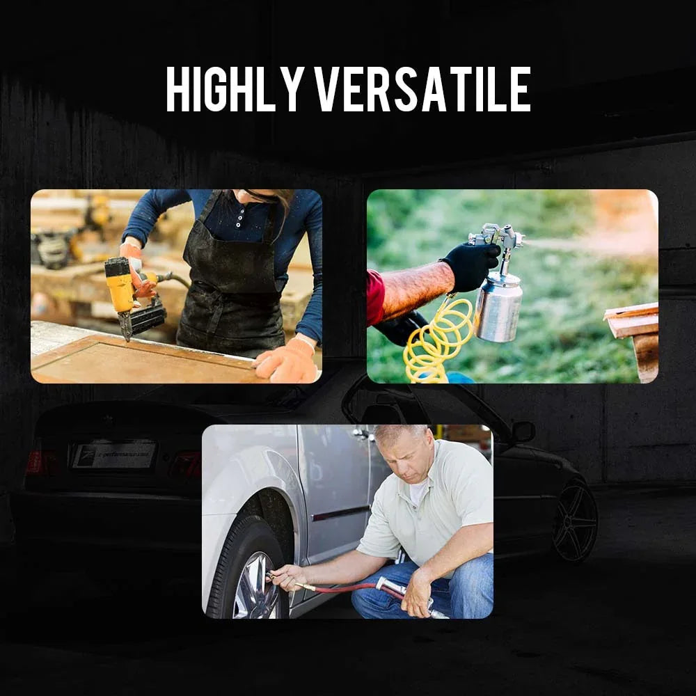 UNIMAC Portable Electric Air Compressor, 50L 3HP Direct Drive, Includes 5pc Air Tool Kit - Mekamart Australia