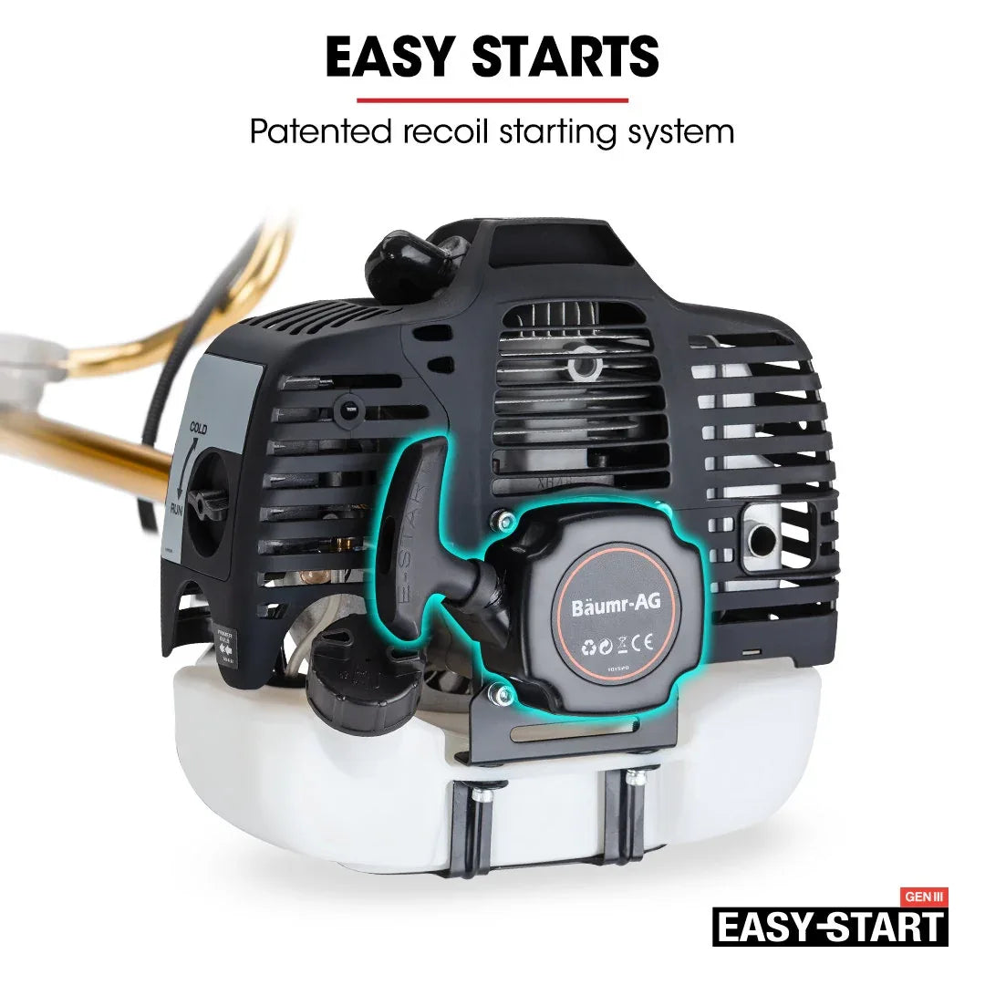 Baumr-AG 65CC Brushcutter Whipper Snipper Trimmer Brush Cutter Multi Pole Tool - Mekamart Australia