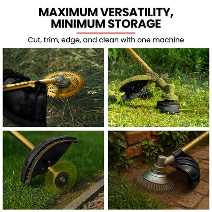 Baumr-AG 65CC Brushcutter Whipper Snipper Trimmer Brush Cutter Multi Pole Tool - Mekamart Australia
