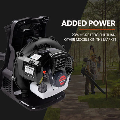 MTM 65CC Petrol Backpack Leaf Blower - Commercial 2 Stroke Garden Yard Tool Back - Mekamart Australia