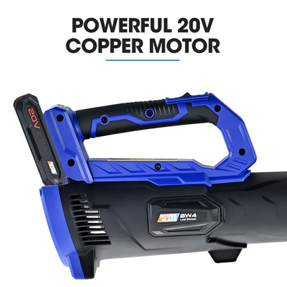 POWERBLADE BW4 20V Cordless Electric Leaf Blower Kit, with Battery and Fast Charger - Mekamart Australia