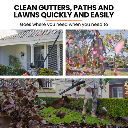 MTM 30CC Backpack Petrol Leaf Blower Yard Garden Commercial Outdoor - Mekamart Australia