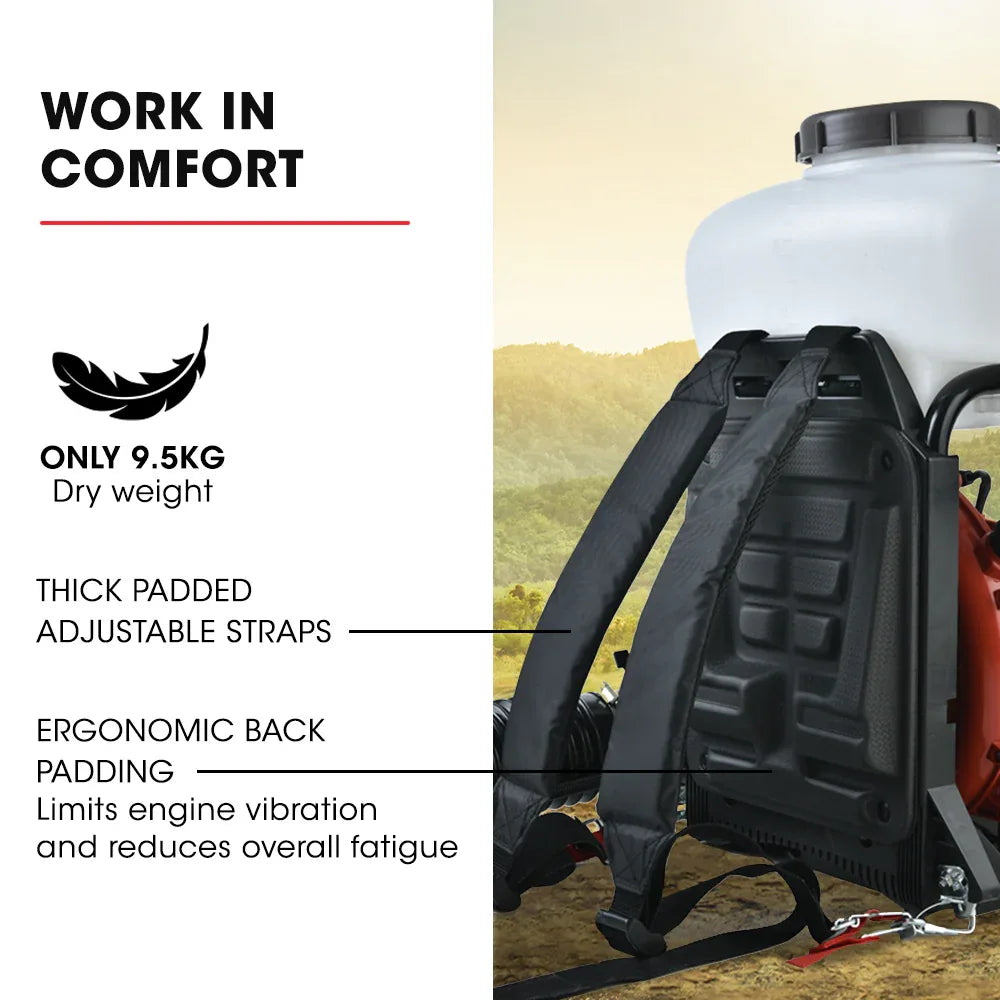 Baumr-AG Backpack 2-Stroke Petrol Powered Chemical Sprayer Fogger Mister Blower - Mekamart Australia